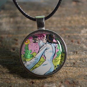 HANDMADE Princess Leia Star Wars Classic Comics Necklace